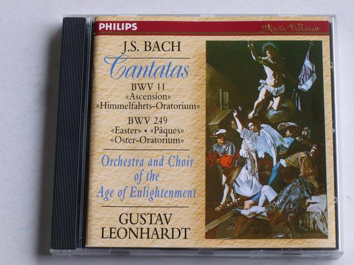 J.S. Bach - Cantatas bwv 11, 249 / Gustav Leonardt, Cd's en Dvd's, Cd's | Klassiek, Zo goed als nieuw, Verzenden