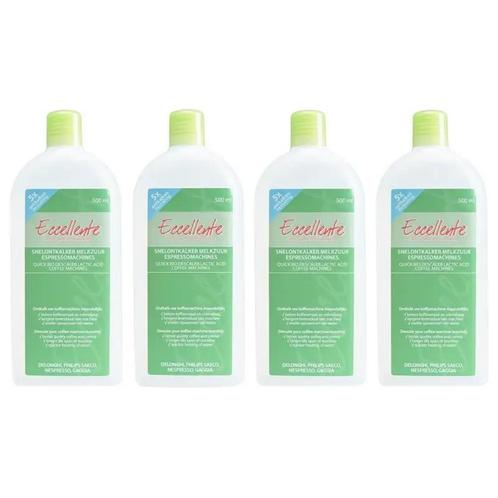 ECCELLENTE set van 4x 500ml ontkalker voor DeLonghi, Witgoed en Apparatuur, Koffiemachine-accessoires, Nieuw, Ophalen of Verzenden