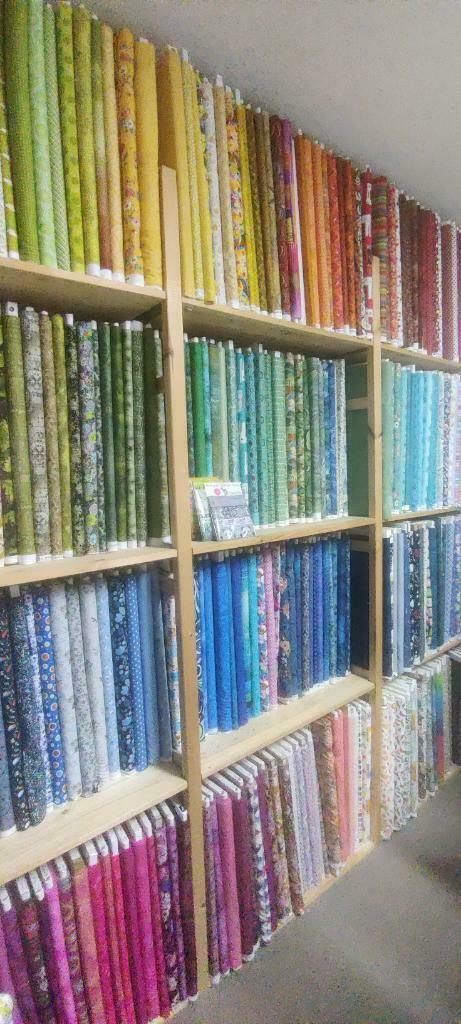 Quilt en patchwork stoffen en heel veel fournituren, Hobby en Vrije tijd, Stoffen en Lappen, Overige kleuren, Nieuw, 30 tot 120 cm