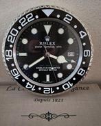 Wandklok Rolex GMT-Master II Zwart 35cm RVS (roestvrij staal, Ophalen of Verzenden, Nieuw, Analoog, Wandklok