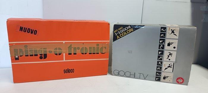 Seleco, Reel. - Ping o Tronic, Giochi TV. - Spelcomputer -, Spelcomputers en Games, Spelcomputers | Overige Accessoires
