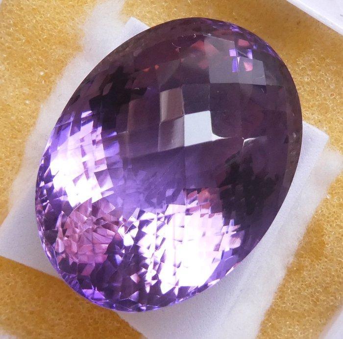Amethist - 85.15 ct - Instituto Gemólogico Español (IGE), Sieraden, Tassen en Uiterlijk, Edelstenen