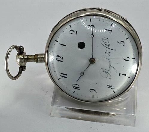 Breguet & fils - Massive Silber Lepine Spindeluhr - Quarter, Sieraden, Tassen en Uiterlijk, Horloges | Heren