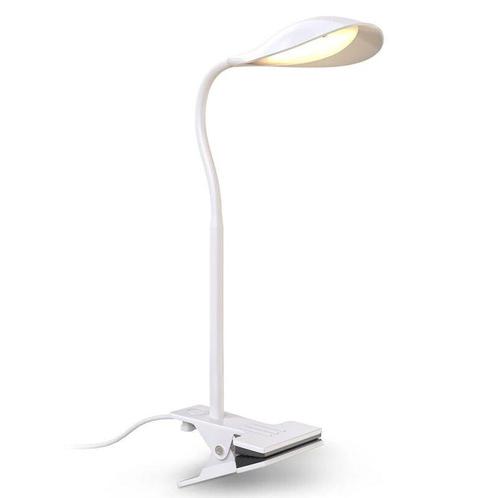 B.K.Licht LED klemlamp wit 3.5W 350lm 3000K met flexibele..., Huis en Inrichting, Lampen | Overige, Nieuw, Ophalen of Verzenden