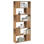 vidaXL Boekenkast/kamerscherm 80x24x186 cm artisanaal, Verzenden, Nieuw, Overige houtsoorten