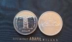 Canada. 1 Dollar N. 2 Monete in Argento Canada  1977 Throne, Postzegels en Munten