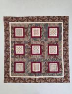 Wandtapijt - 96 cm - 96 cm - Patchwork William Morris, Antiek en Kunst