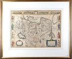 Ingekleurde kopergravure, A New Map of Tartary, Antiek en Kunst