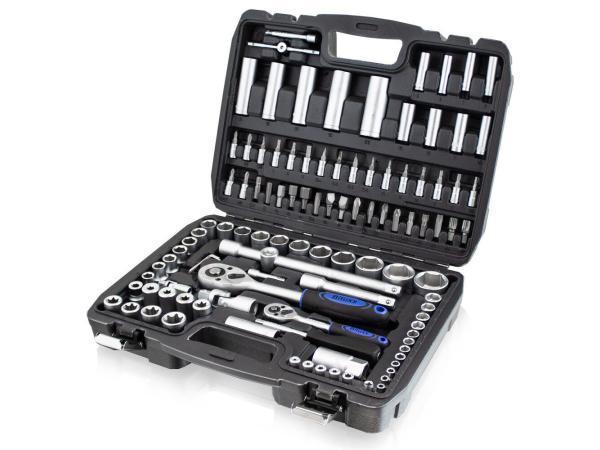 Veiling - Dopsleutelset - Met ratels - 108-delig - Zwart, Doe-het-zelf en Verbouw, Gereedschap | Handgereedschap