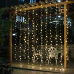 LED kerst gordijn - 6 x 3 meter - warm wit - 600 leds, Diversen, Nieuw, Ophalen of Verzenden