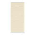 vidaXL Plissé rolgordijn 90x200 cm stofbreedte 89,4 cm, Verzenden, Nieuw, Crème