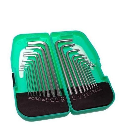 Set lange inbus en torx sleutels, Doe-het-zelf en Verbouw, Gereedschap | Handgereedschap, Nieuw, Ophalen of Verzenden