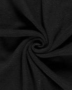 Fleece Polyester Zwart, Hobby en Vrije tijd, Stoffen en Lappen, Nieuw, Zwart