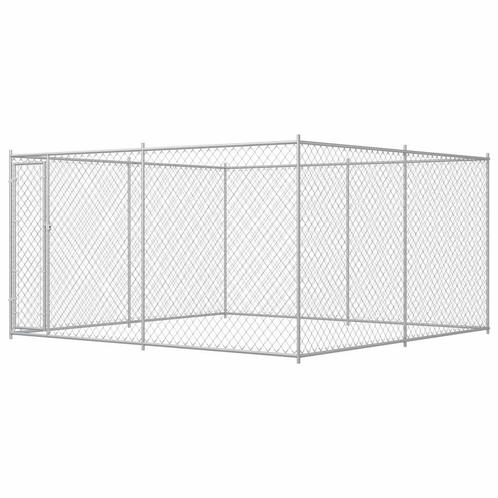 vidaXL Hondenkennel voor buiten 383x383x185 cm, Dieren en Toebehoren, Honden-accessoires, Nieuw, Verzenden