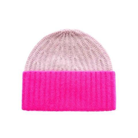 Zwillingsherz Gebreide muts met modieus omslagontwerp (set), Kleding | Dames, Mutsen, Sjaals en Handschoenen, Nieuw, Verzenden