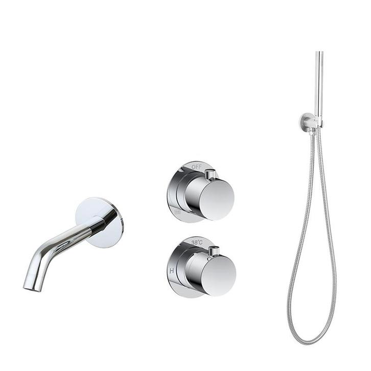 Sani Royal Inbouw Thermostatische Badkraan Set, Doe-het-zelf en Verbouw, Sanitair