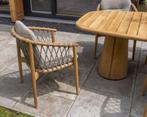 Nora dining tuinstoel teak bouclé 4 Seasons Outdoor set van, Tuin en Terras, Tuinstoelen, Ophalen of Verzenden, Nieuw