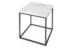 Side table ARCHITECTURE 45cm wit marble - 44761, Huis en Inrichting, Tafels | Sidetables, Ophalen of Verzenden, Nieuw