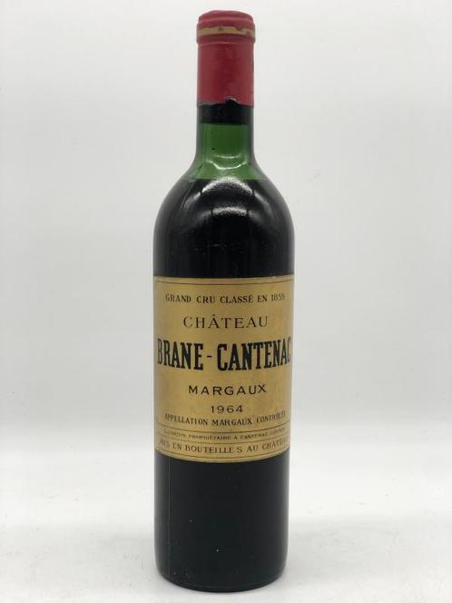 1 x 75cl Brane-Cantenac, Margaux 1964 (Bordeaux, rood), Verzamelen, Wijnen, Frankrijk, Rode wijn, Nieuw, Ophalen of Verzenden