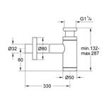 Bekersifon Grohe Others Verstelbaar Supersteel, Ophalen of Verzenden, Nieuw