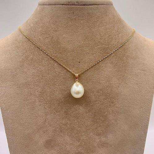 Zonder Minimumprijs - Hanger - 18 karaat Geel goud Parel -, Sieraden, Tassen en Uiterlijk, Antieke sieraden