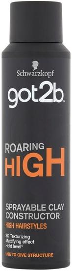 SCHWARZKOPF GOT2B ROARING HIGH SPRAYABLE CLAY CONSTRUCTOR .., Sieraden, Tassen en Uiterlijk, Uiterlijk | Haarverzorging, Verzenden
