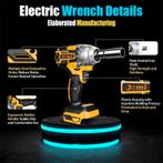 Slagmoersleutel met accu - Slagschroevendraaier - Met 2 Batt, Doe-het-zelf en Verbouw, Gereedschap | Overige machines, Verzenden