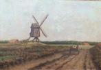 Emile Nelis ( 1853 - ? ) - Landschap met paard en wagen, Antiek en Kunst, Kunst | Schilderijen | Klassiek
