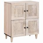 vidaXL Dressoir Wit 33.5 x 60 x 75 cm, Huis en Inrichting, Verzenden, Nieuw, Overige houtsoorten, Minder dan 50 cm