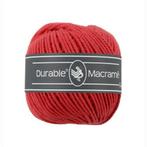 Durable Macramé  316 Red, Hobby en Vrije tijd, Breien en Haken, Ophalen of Verzenden, Nieuw, Breien of Haken, Wol of Garen