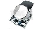 Koplampkap spoiler rond chroom 130mm, Ophalen of Verzenden, Nieuw