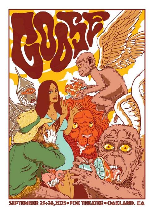 Posters - Poster Goose - Fox Theater, Verzamelen, Muziek, Artiesten en Beroemdheden, Zo goed als nieuw, Verzenden