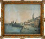 Venetian school (XIX) - Venice, view from Riva degli, Antiek en Kunst