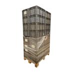 Stapelbak 600x400x280 euronorm donkergrijs, gebruikt -, Doe-het-zelf en Verbouw, Kratten en Dozen, Gebruikt, 40 tot 60 cm, 50 tot 75 cm