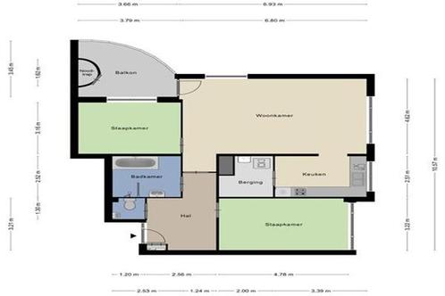 Appartement Kleine Houtstraat in Enschede, Huizen en Kamers, Huizen te huur, Via bemiddelaar, Overijssel, Appartement