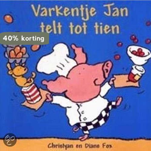 Varkentje Jan telt tot tien 9789058931610 C. Fox, Boeken, Kinderboeken | Baby's en Peuters, Gelezen, Verzenden