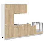 7-Delige Keukenkastset – Sonoma Eiken Wand & Onderkasten, Huis en Inrichting, Keuken | Keukenelementen, Verzenden, Nieuw