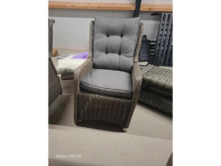 Dublin - Verstelbaar - Tuinstoel (4x), Tuin en Terras, Tuinstoelen, Gebruikt, Wicker, Ophalen