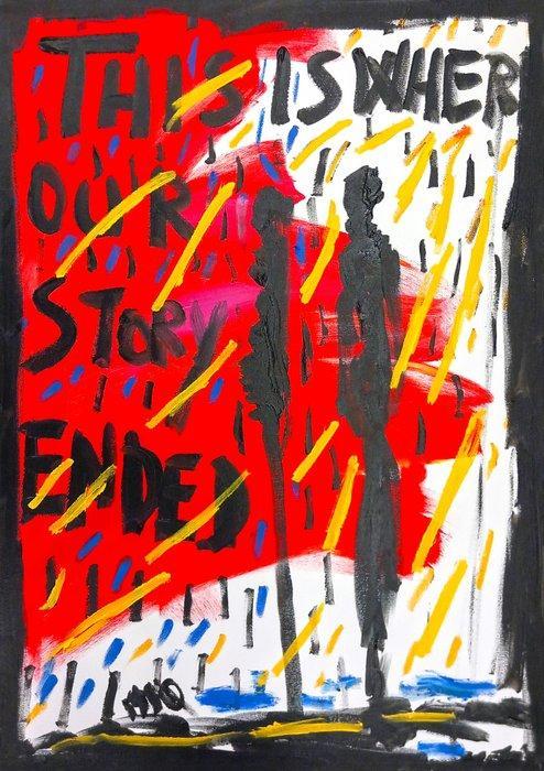 0xec6d0 (XX-XXI) - À nos adieux, Antiek en Kunst, Kunst | Schilderijen | Modern