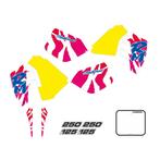 Blackbird stickerset OEM 1992 Suzuki RM 125/250 1989-1992, Motoren, Verzenden, Nieuw