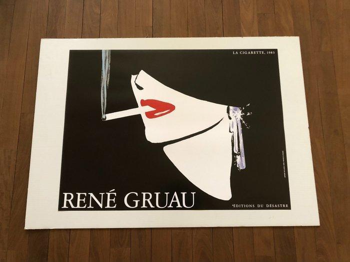 René Gruau - La Cigarette - Jaren 1980, Antiek en Kunst, Kunst | Tekeningen en Foto's