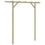 vidaXL Pergola 205x40x203 cm hout, Verzenden, Nieuw