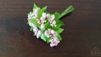 Besjes, blad, meeldraden frosted roze bundel 10 st, Ophalen of Verzenden, Nieuw