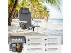 tectake® Strandstoel Coral - Opvouwbare Campingstoel met, Huis en Inrichting, Woonaccessoires | Overige, Verzenden, Nieuw