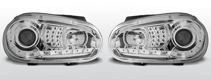 Koplampen LED DRL | VW Golf 4 1997-2003 | LED knipperlicht |, Auto-onderdelen, Verlichting, Nieuw, Volkswagen, Verzenden