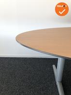 Ahrend Essa vergadertafel - Ovaal - 200x120cm - Beuken - Vol, Vergader- of Presentatieruimte, Ophalen of Verzenden, Gebruikt, Tafel