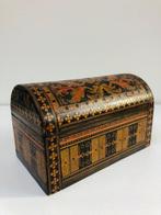 Sieradendoos - Hout - Tunbridge Ware, Antiek en Kunst