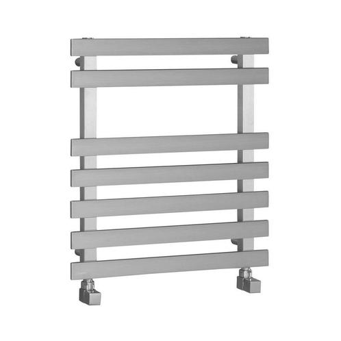 Handdoekradiator Sapho Truva Recht 50x54.5 cm Geborsteld RVS, Doe-het-zelf en Verbouw, Sanitair, Overige typen, Nieuw, Ophalen of Verzenden