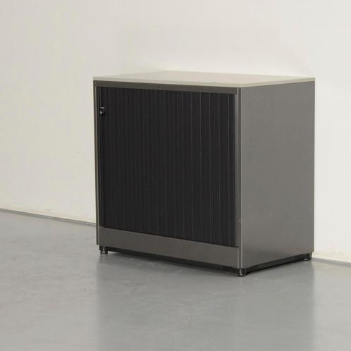 Ahrend roldeurkast, antraciet / lichtgrijs topblad, 74 x 80, Huis en Inrichting, Kasten | Roldeurkasten en Archiefkasten, Ophalen of Verzenden