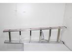 Dubbele ladder, tweezijdig beklimbaar Hymer 4023 2x5 sporten, Verzenden, Zo goed als nieuw